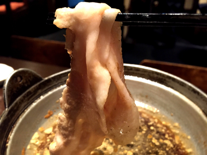 オイルしゃぶしゃぶ