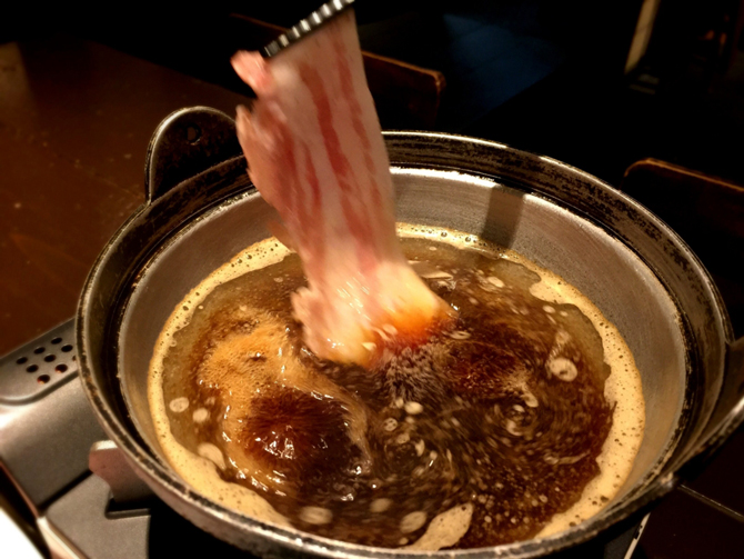 オイルしゃぶしゃぶ