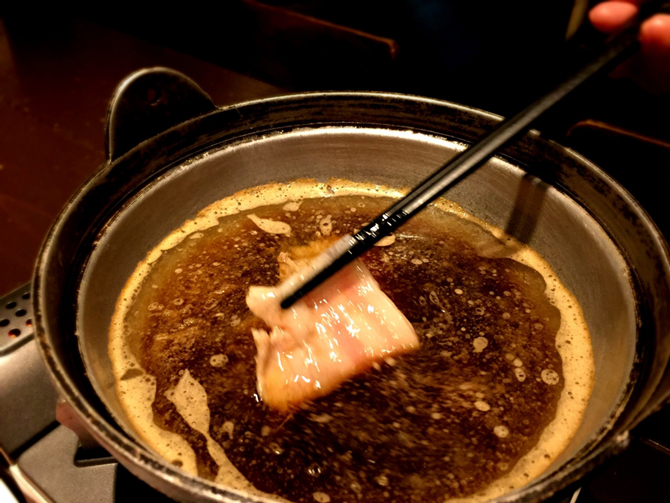 オイルしゃぶしゃぶ